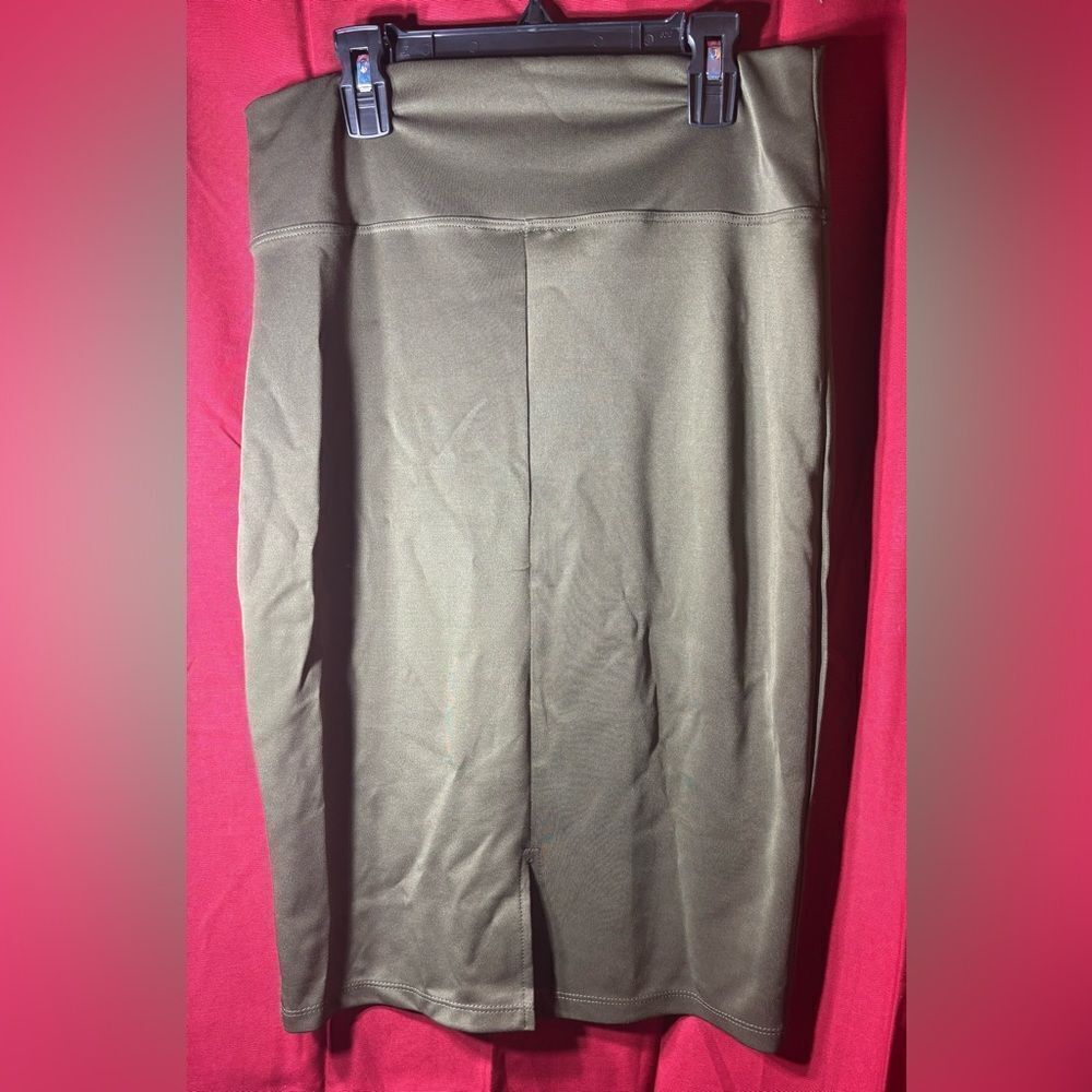 Hybrid & Co Women’s Olive Green Pencil Skirt Pants Large EPC - Picture 3 of 4